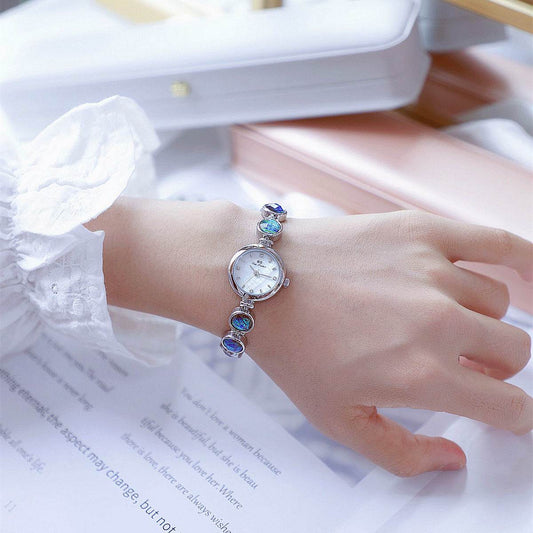 Buycenter Glow Rough Stone Women's Watch - Colorful Design, 38mm Dial - Buy Center
