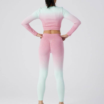 Women's Stylish Nylon Yoga Pants Set - Comfortable Workout Outfit 2025 - Buy Center