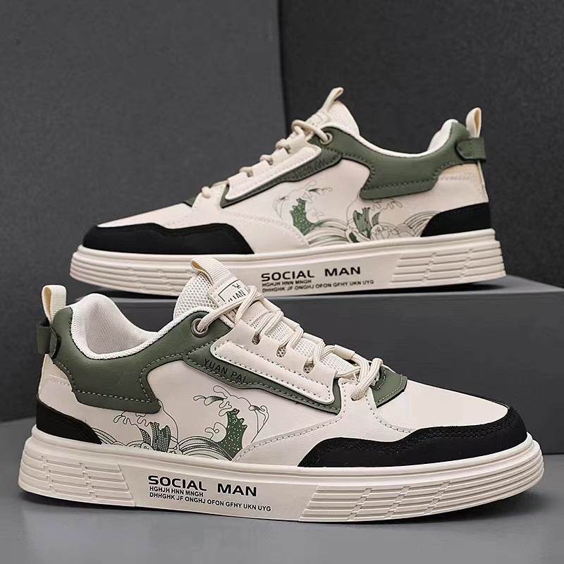 Men's Fashion Sneakers - Trendy Low Top Casual Shoes for Spring 2025 - Buy Center