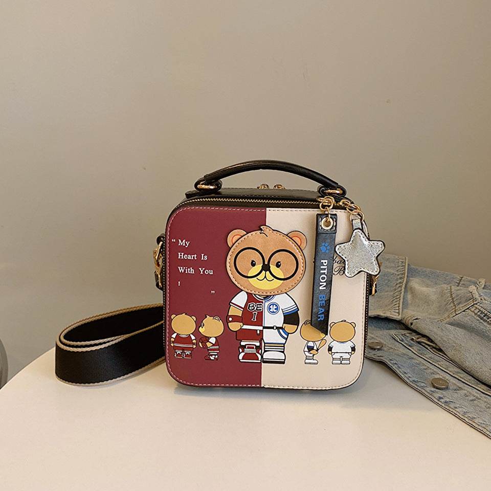 Buycenter Cartoon Teddy Bear Hand-held Clutch - Urban Simplicity Style - Buy Center