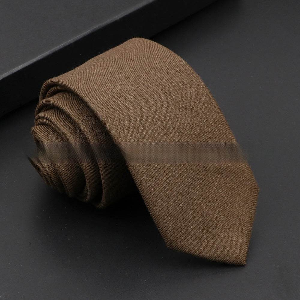 Korean Artificial Woolen Necktie for Men - Casual & Formal Accessory 2025 - Buy Center