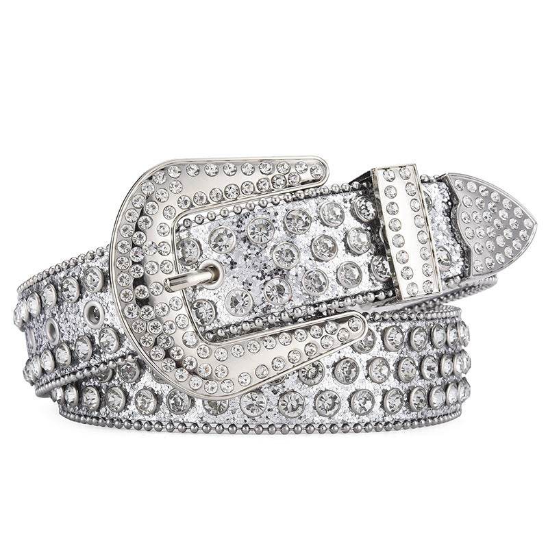 Men Women Alloy Punk Rock Rivet Belt - Stylish & Durable Fashion Accessory - Buy Center