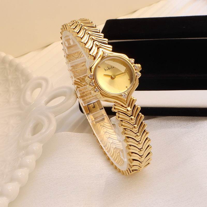 Bamboo Chain Women's Quartz Watch - Elegant Waterproof Gift Accessory - Buy Center
