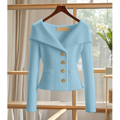 High-End Design Waist Sweater - Loose Fit, Trendy Style for All Sizes - Buy Center