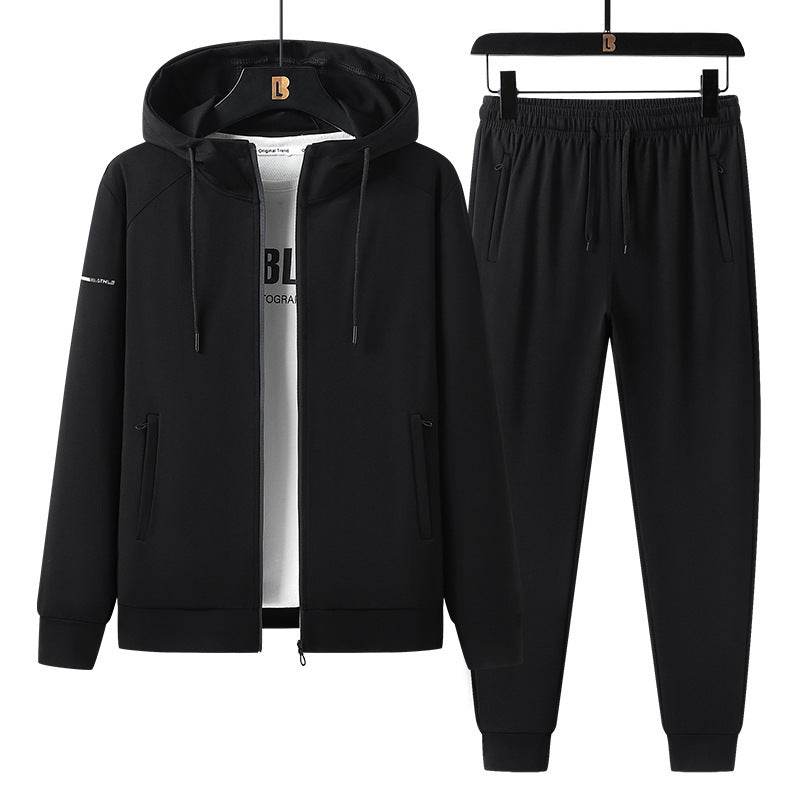 Men's Sports Leisure Suit - Trendy Cotton Blend for Spring & Autumn - Buy Center