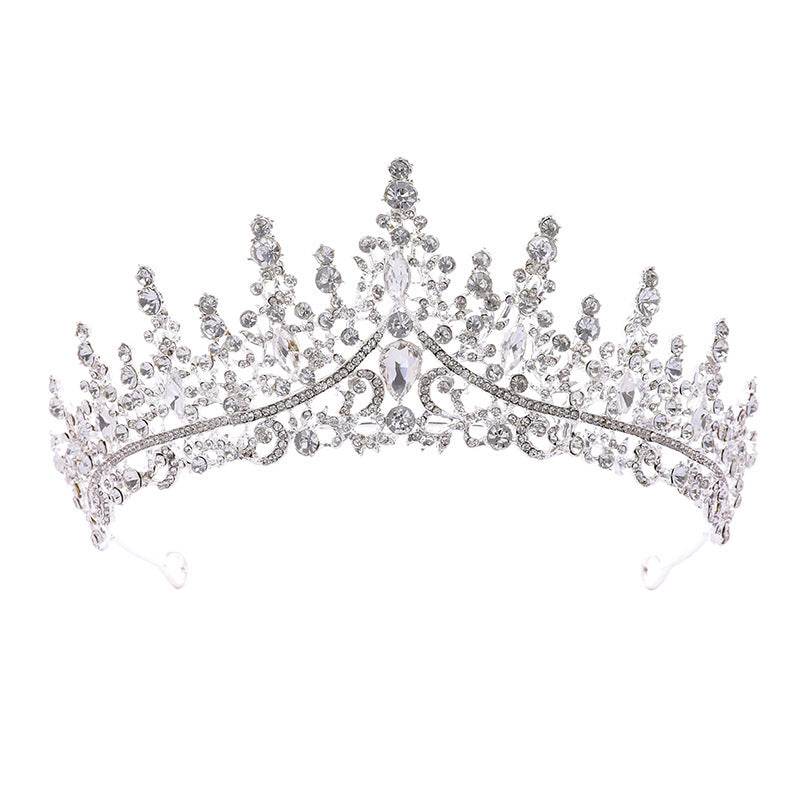 Vintage Bridal Headdress Crown Set - Necklace & Earrings for Elegant Brides - Buy Center