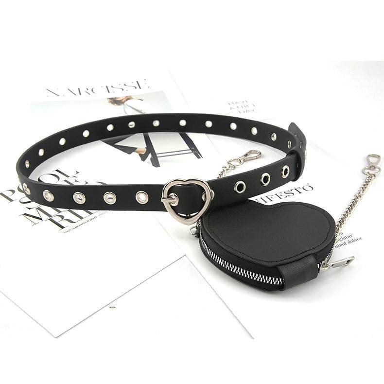 Mini Love Heart Belt Bag - Stylish Waist Accessory for Women 2025 - Buy Center