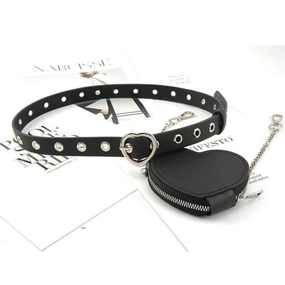Mini Love Heart Belt Bag - Stylish Waist Accessory for Women 2025 - Buy Center