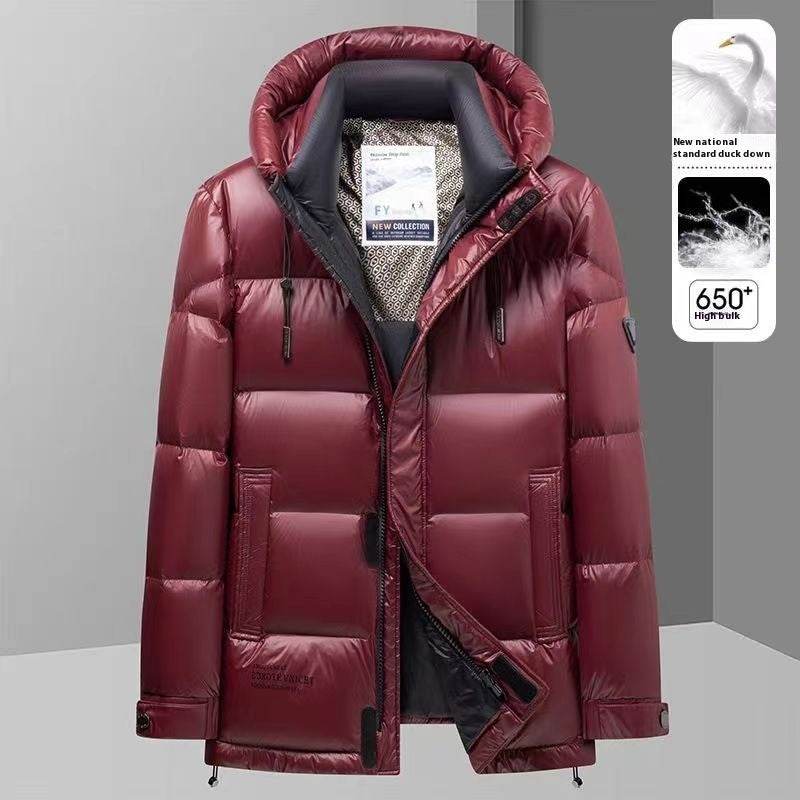 Men's Winter Down Jacket - Cold-Proof Graphene Hood, Stylish Comfort - Buy Center