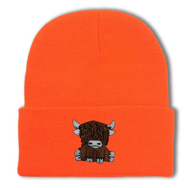 Cartoon Long Hair Yak Knitted Hat - Stylish and Warm Winter Fashion - Buy Center
