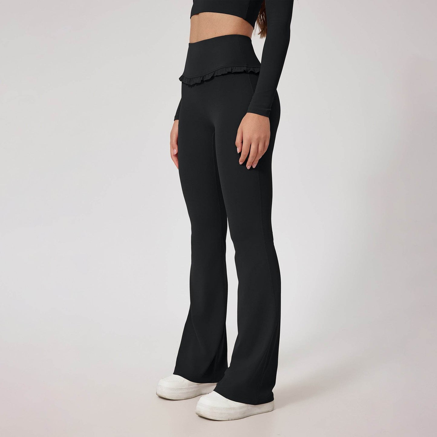 High Waist Lace Yoga Pants - Stylish Hip Lift Leggings for Fitness 2025 - Buy Center