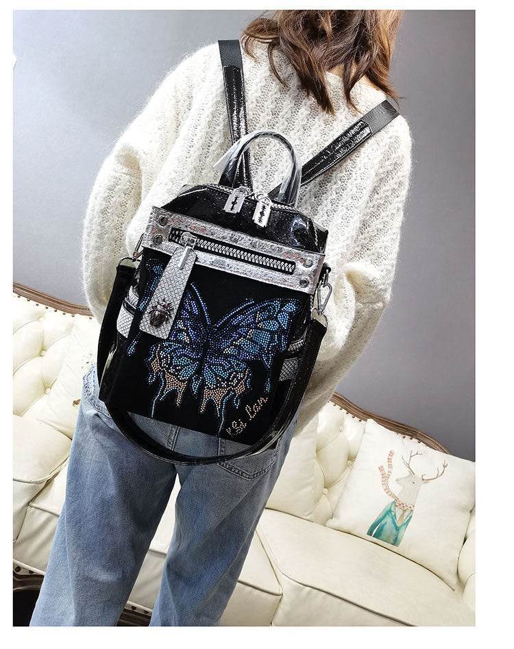 Delicate Rhinestone Butterfly Shoulder Bag - Premium Stylish Evening Accessory - Buy Center