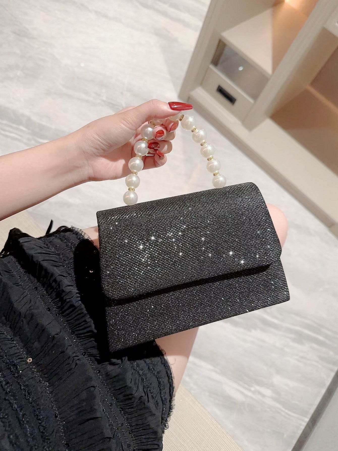Buycenter Women's Rhinestone Evening Clutch - Elegant Banquet Bag - Buy Center