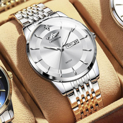 Buycenter Men's Automatic Watch - Waterproof, Stylish Calendar Design - Buy Center