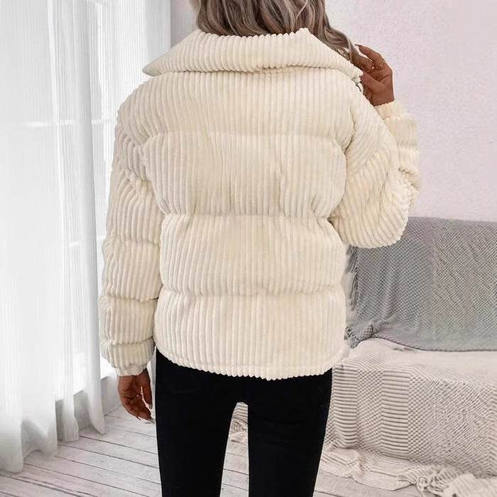 Stylish Corduroy Jacket for Women - Casual Loose Fit, Durable Warmth - Buy Center