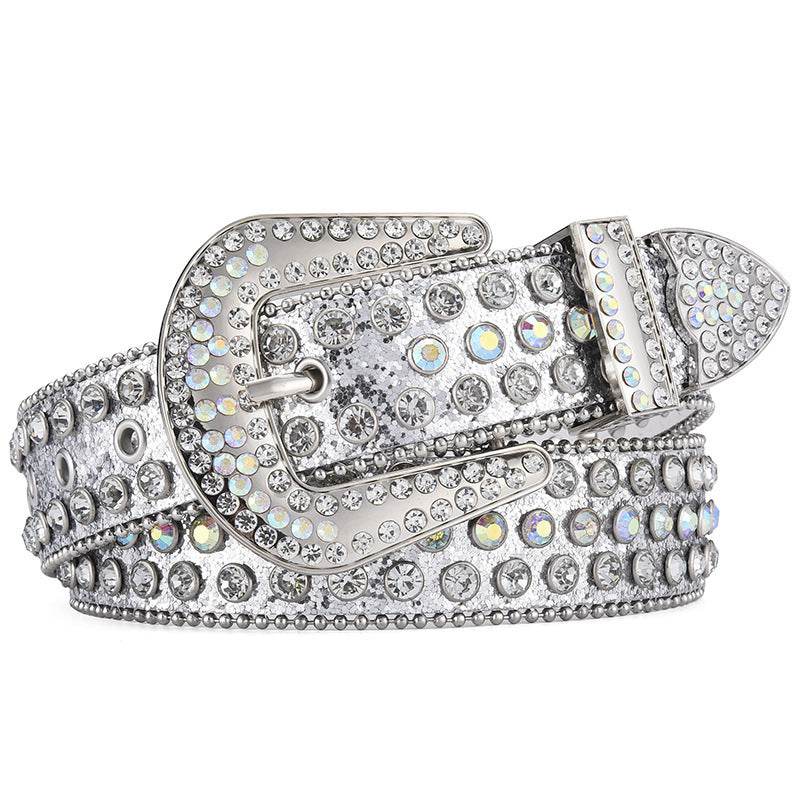 Men Women Alloy Punk Rock Rivet Belt - Stylish & Durable Fashion Accessory - Buy Center