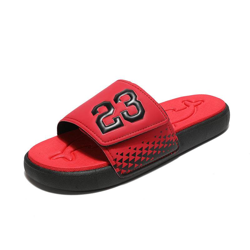 Men's Summer Flip-Flops - Non-Slip Casual Sandals in Black & White - Buy Center