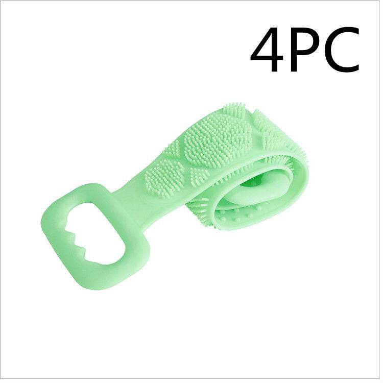 Premium Bath Towel Silicone Rubbing Back Towel - Double-Sided Comfort - Buy Center