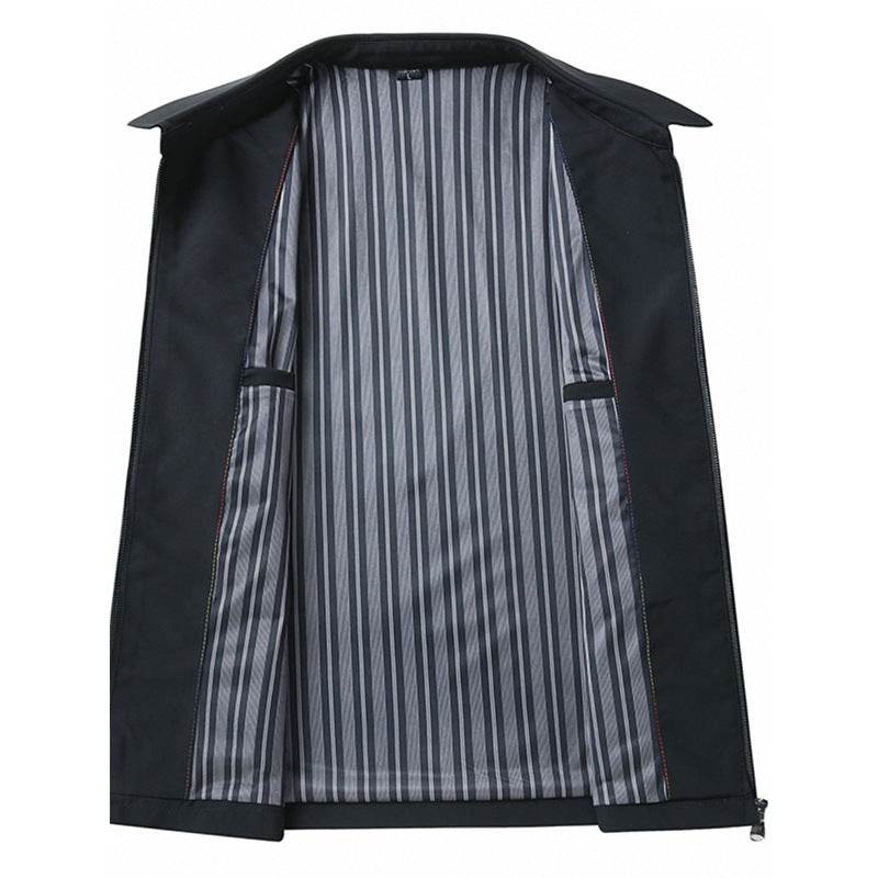 Men's Business Casual Jacket - Stylish Lapels & Zipper Coat 2025 - Buy Center