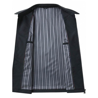 Men's Business Casual Jacket - Stylish Lapels & Zipper Coat 2025 - Buy Center