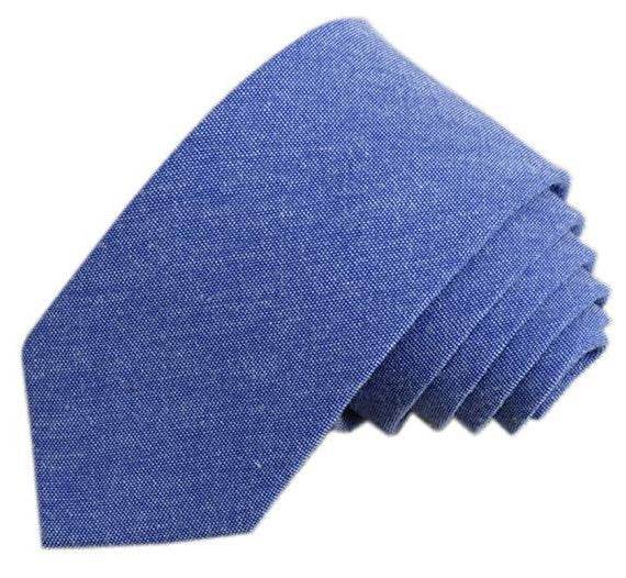 Casual Cotton and Linen Men's Narrow Tie - Stylish 6cm for Any Occasion - Buy Center