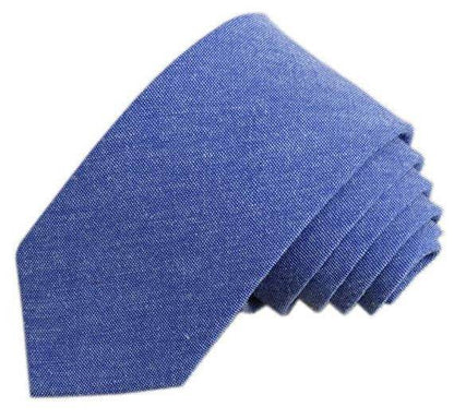 Casual Cotton and Linen Men's Narrow Tie - Stylish 6cm for Any Occasion - Buy Center