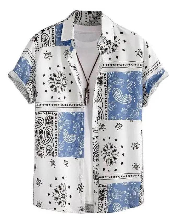 Men's Creative Hawaiian Shirt - 3D Striped Design for Stylish Comfort - Buy Center