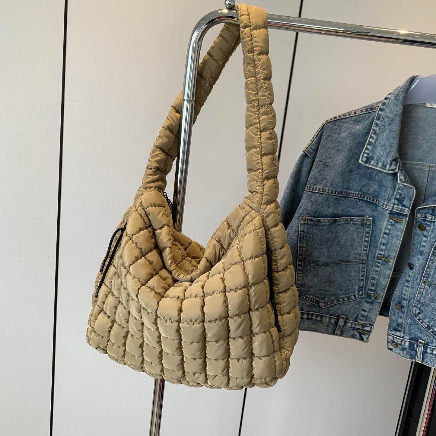 Buycenter Women's Large Capacity Pleated Cloud Shoulder Bag - Fashionable & Versatile - Buy Center