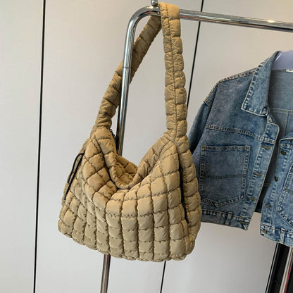 Buycenter Women's Large Capacity Pleated Cloud Shoulder Bag - Fashionable & Versatile - Buy Center