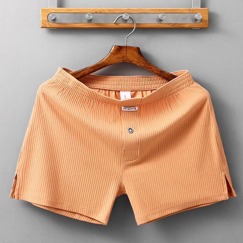 Men's Cotton Sports Shorts - Breathable Comfort in Solid Colors - Buy Center