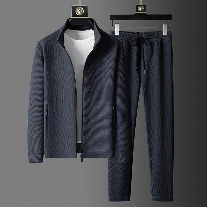 Buycenter Casual Sports Zipper Coat & Trousers Set - Stylish & Comfy - Buy Center