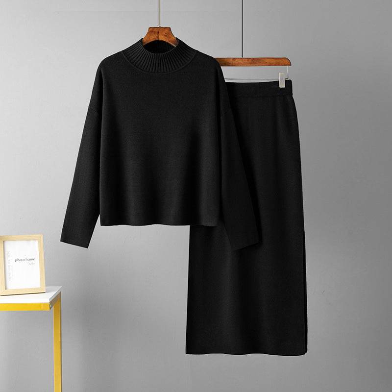 Buycenter Women's Fashion Two-Piece Sweater Set - Stylish & Comfortable - Buy Center