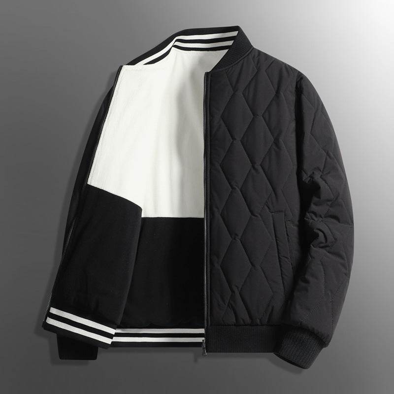 High-End Reversible Cotton Parka - Stylish Baseball Collar for 2025 - Buy Center