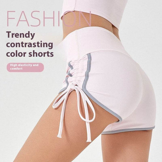 Buycenter Women's High Elastic Sports Shorts - Fitness & Yoga Friendly - Buy Center