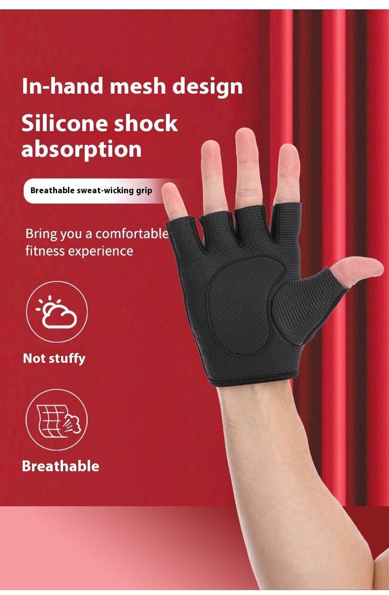 Premium Sports Cycling Half-Finger Gloves - Unisex, Comfortable Grip - Buy Center