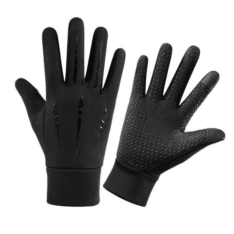 Men's Waterproof Fleece-Lined Gloves - Touch Screen Ready, Full Finger - Buy Center
