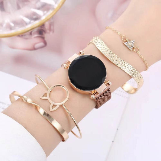 Buy Center Women's Casual Two-Piece Watch & Bracelet - Stylish Accessory - Buy Center