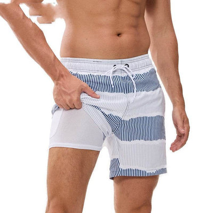 Men's Quick-Drying Beach Pants - Stylish Double-Layer Swim Trunks 2025 - Buy Center
