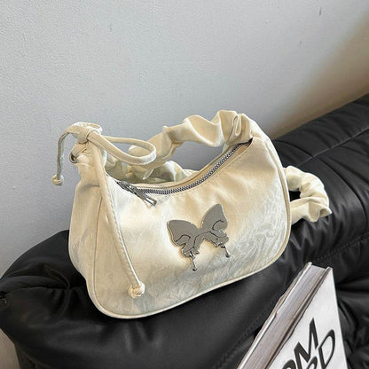 Buycenter Casual Crossbody Bag - Bow Design, Soft PU Material - Buy Center
