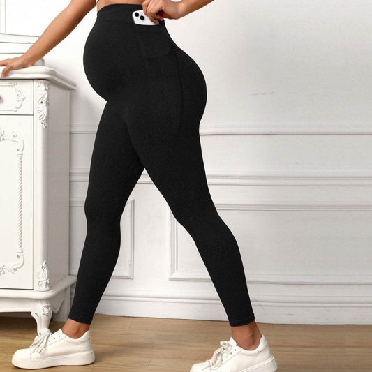 Buycenter Antenatal Yoga Trousers - High Elastic Belly Support, Quick-Drying - Buy Center