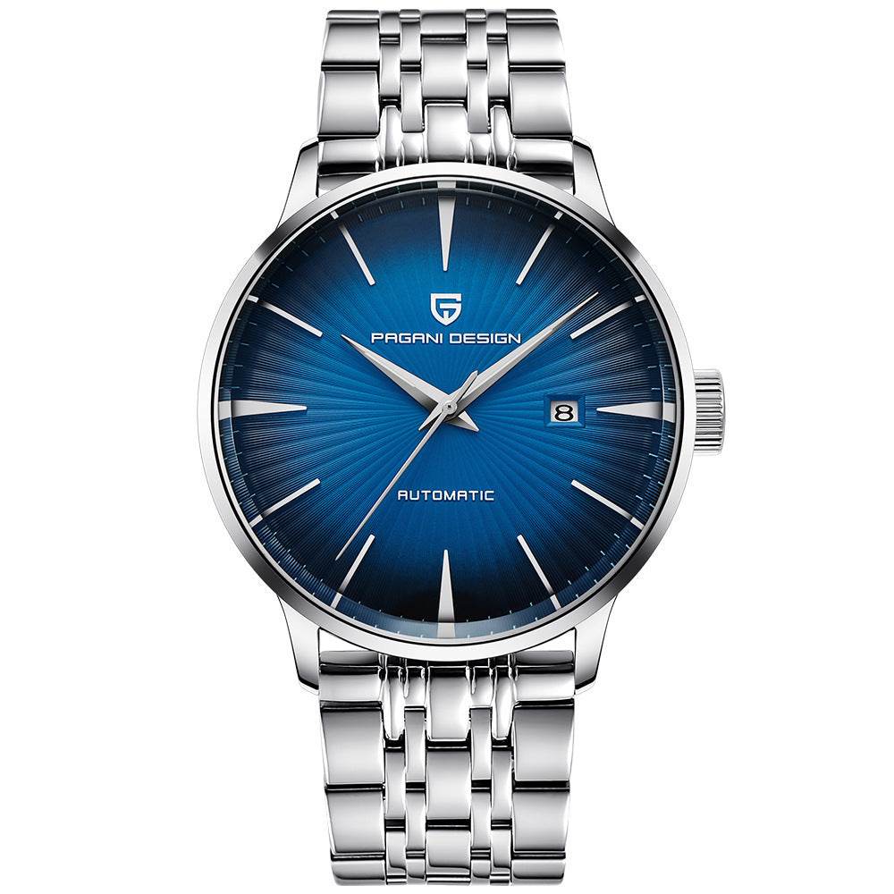 Buycenter Men's Mechanical Watch - 30M Waterproof & Stylish Steel Band - Buy Center