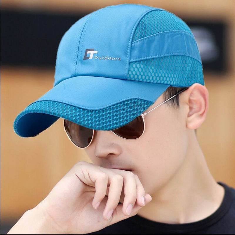 Buycenter Quick-Drying Sun Hat - Adjustable Cotton Baseball Cap for Men - Buy Center