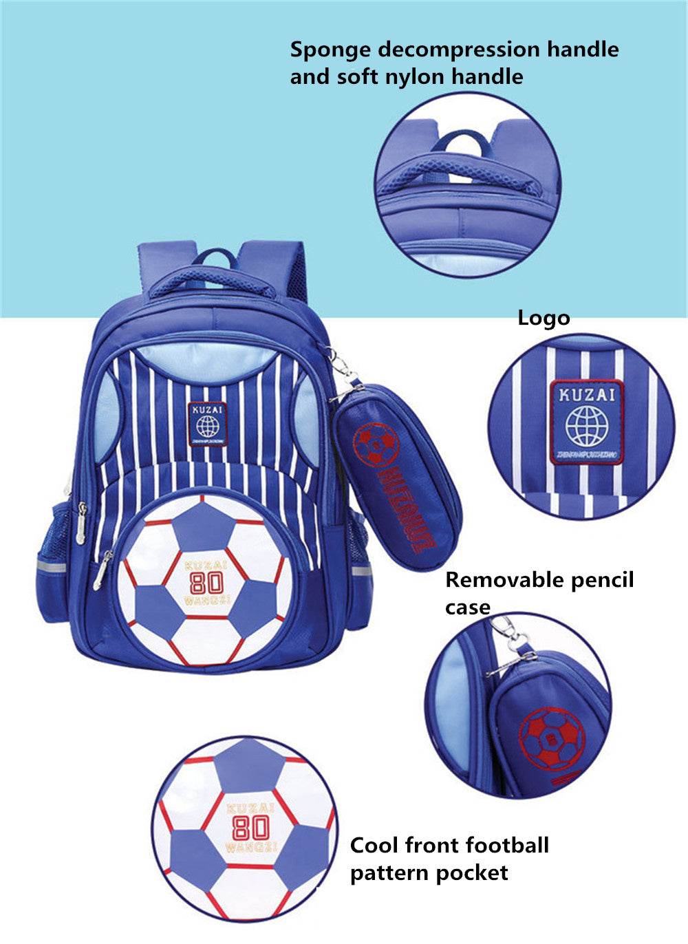 Dual-Purpose Stair Climbing Drag Bag for Students - Stylish & Durable - Buy Center