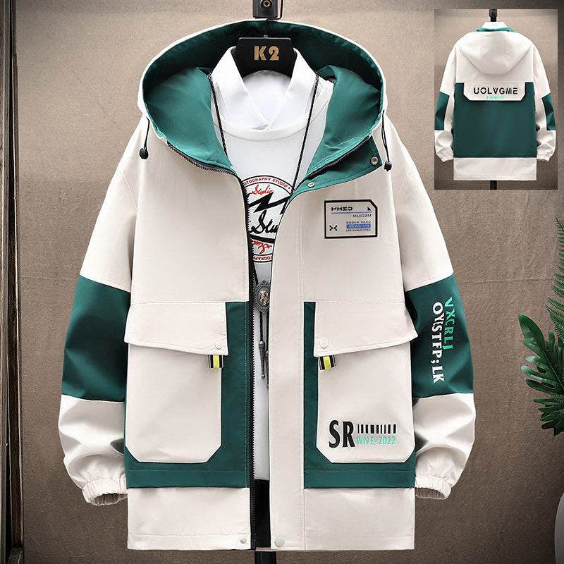 Trendy Hooded Overalls for Teens - Spring & Autumn Slim Fit Style - Buy Center