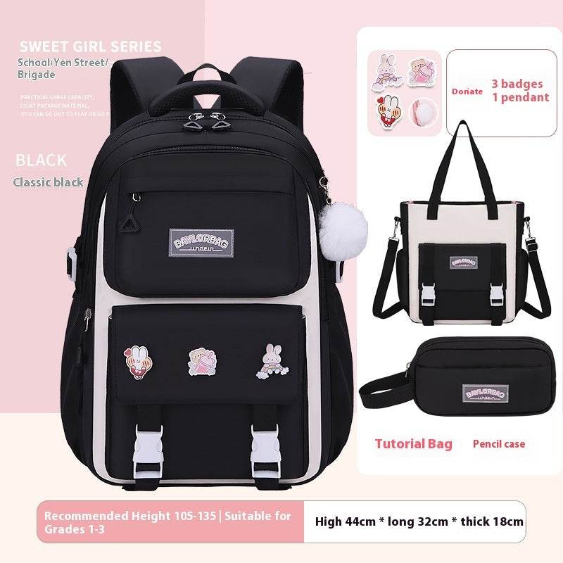 Large Capacity Student Backpack - Comfortable Design for Grades 1-12 - Buy Center