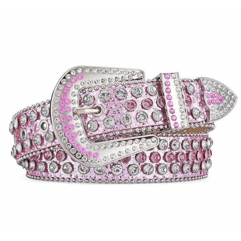 Men Women Alloy Punk Rock Rivet Belt - Stylish & Durable Fashion Accessory - Buy Center