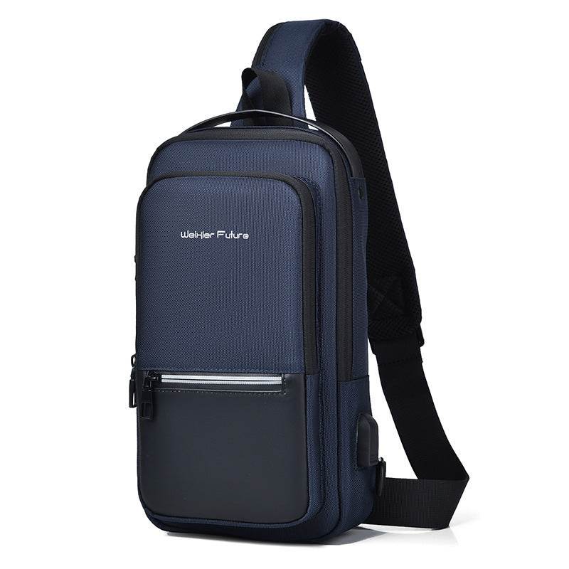 Trendy Men's Anti-Theft Crossbody Backpack - Oxford Cloth Style 2025 - Buy Center