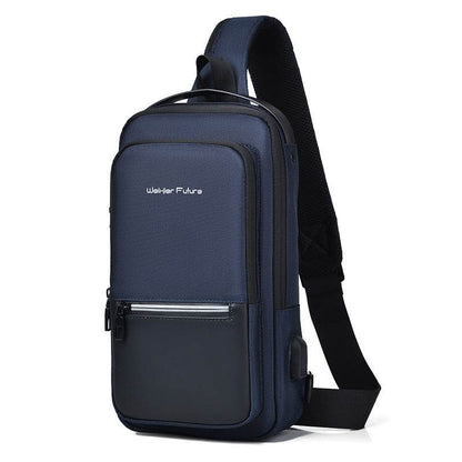Trendy Men's Anti-Theft Crossbody Backpack - Oxford Cloth Style 2025 - Buy Center