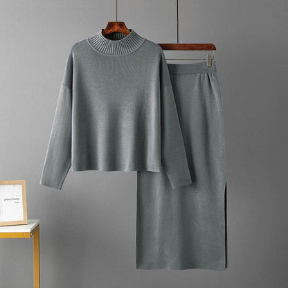 Buycenter Women's Fashion Two-Piece Sweater Set - Stylish & Comfortable - Buy Center