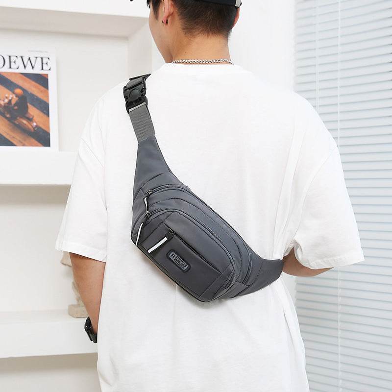 Men's Waterproof Waist Bag - Multifunctional Crossbody Style for Everyday Use - Buy Center